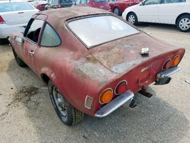 941829365 - 1968 OPEL COUPE RED photo 3