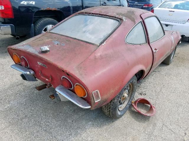 941829365 - 1968 OPEL COUPE RED photo 4