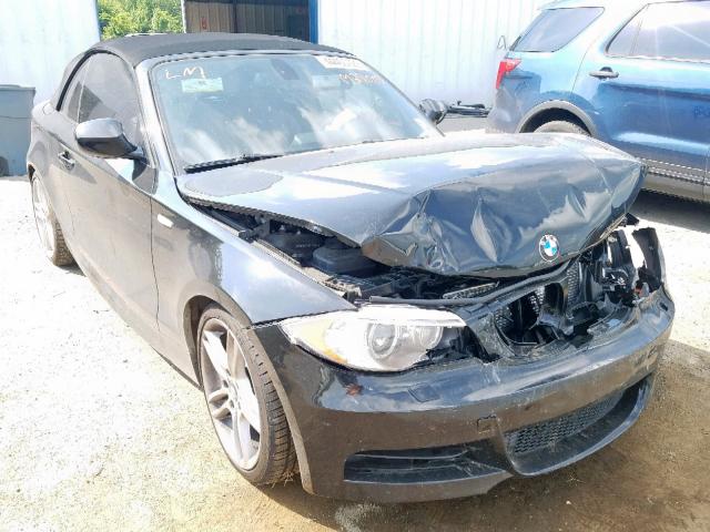 WBAUN7C51DVM27003 - 2013 BMW 135 I BLACK photo 1