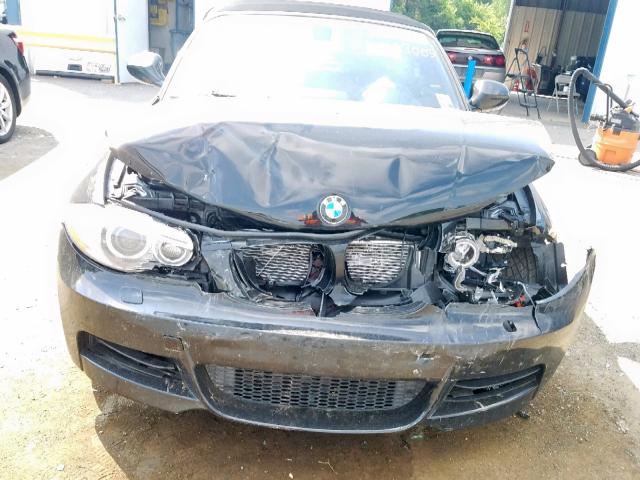 WBAUN7C51DVM27003 - 2013 BMW 135 I BLACK photo 9