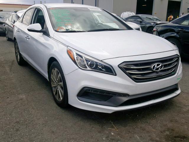 5NPE34AF2FH071347 - 2015 HYUNDAI SONATA SPO WHITE photo 1