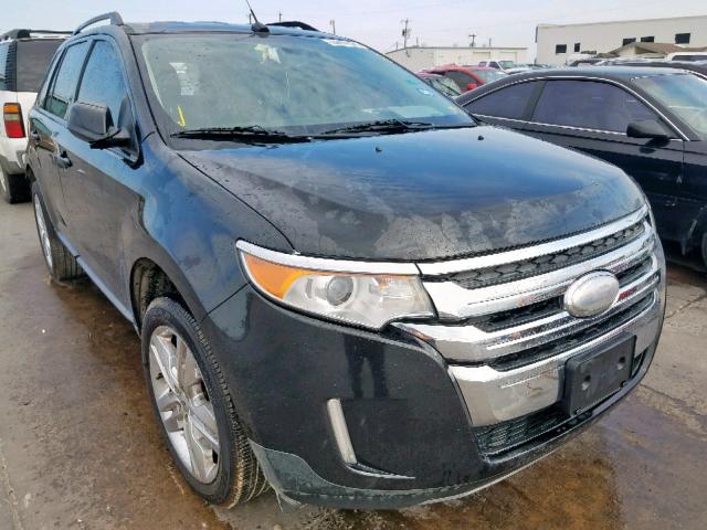 2FMDK3JC2DBB05743 - 2013 FORD EDGE SEL BLACK photo 1