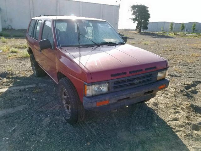 JN8HD17Y0MW041132 - 1991 NISSAN PATHFINDER MAROON photo 1