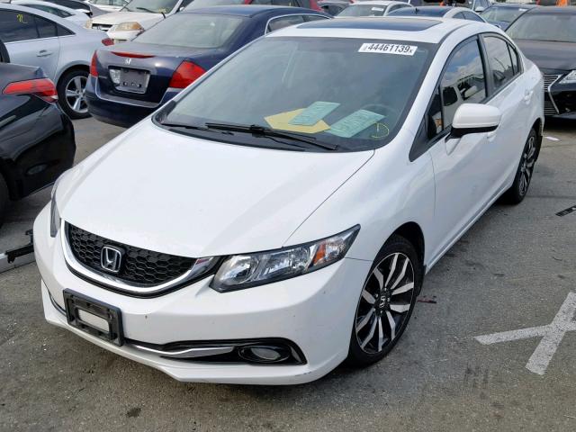 19XFB2F91EE255003 - 2014 HONDA CIVIC EXL 白色 照片 2