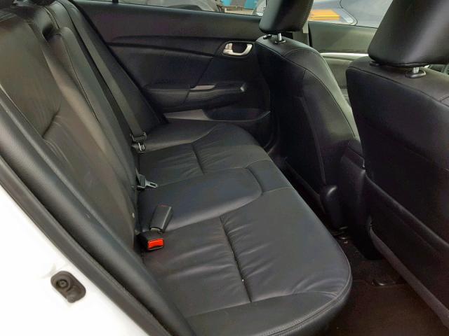 19XFB2F91EE255003 - 2014 HONDA CIVIC EXL 白色 照片 6
