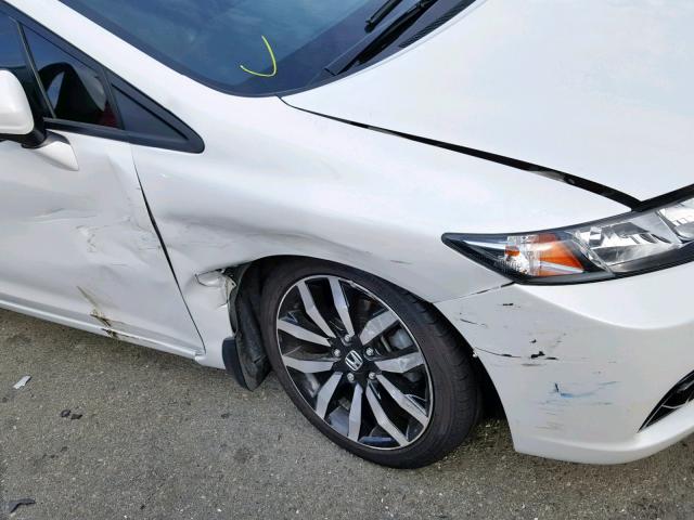 19XFB2F91EE255003 - 2014 HONDA CIVIC EXL 白色 照片 9