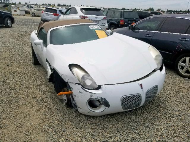 1G2MB35B07Y109291 - 2007 PONTIAC SOLSTICE WHITE photo 1