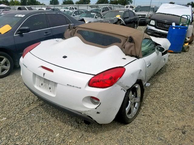 1G2MB35B07Y109291 - 2007 PONTIAC SOLSTICE WHITE photo 4