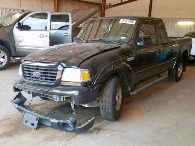 1FTYR14E09PA68937 - 2009 FORD RANGER SUP BLACK photo 2