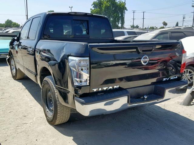 1N6AA1EJ9JN500619 - 2018 NISSAN TITAN S BLACK photo 3