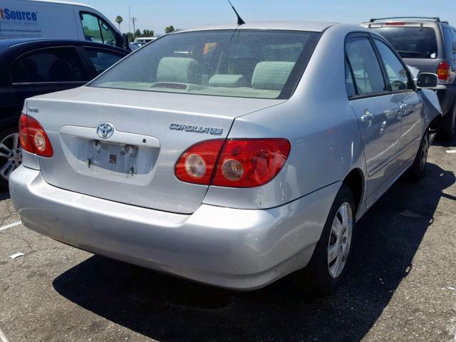 1NXBR32E98Z996925 - 2008 TOYOTA COROLLA CE SILVER photo 4