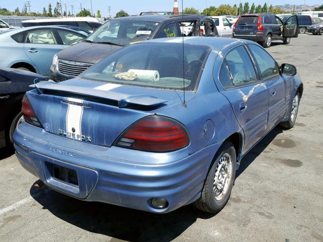 1G2NE52T9XC547373 - 1999 PONTIAC GRAND AM S BLUE photo 4