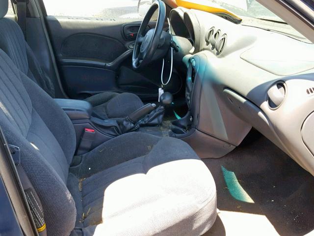 1G2NE52T9XC547373 - 1999 PONTIAC GRAND AM S BLUE photo 5