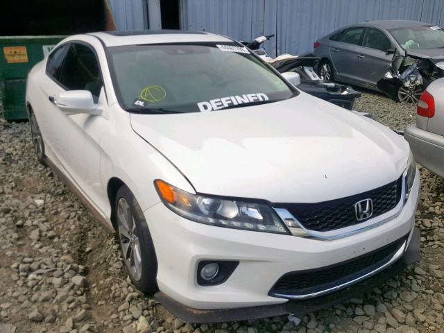 1HGCT2B87FA005929 - 2015 HONDA ACCORD EXL WHITE photo 1