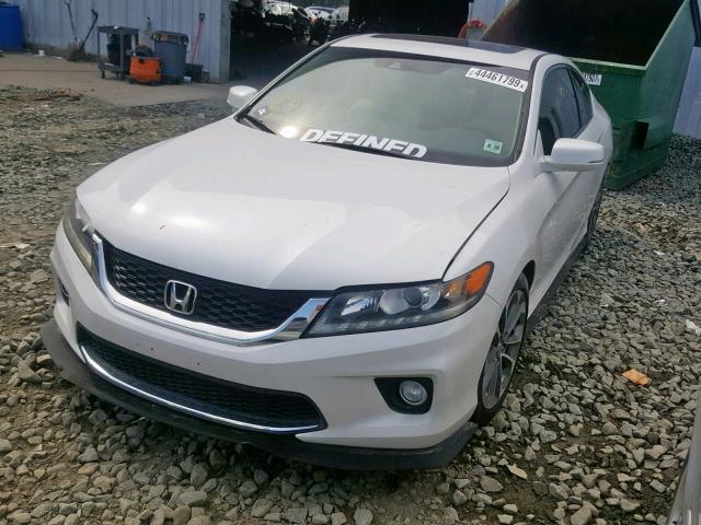 1HGCT2B87FA005929 - 2015 HONDA ACCORD EXL WHITE photo 2