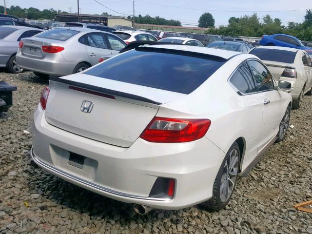 1HGCT2B87FA005929 - 2015 HONDA ACCORD EXL WHITE photo 4