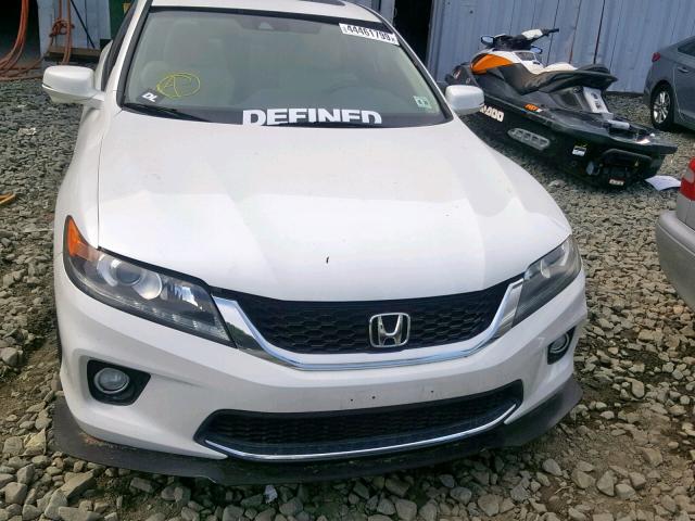 1HGCT2B87FA005929 - 2015 HONDA ACCORD EXL WHITE photo 9