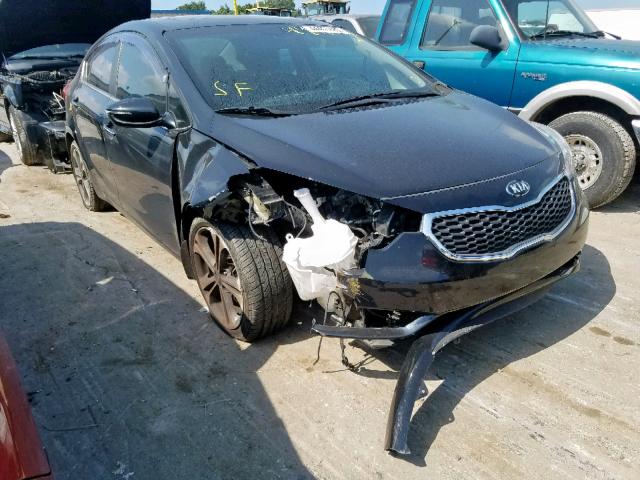 KNAFZ4A83F5351778 - 2015 KIA FORTE EX BLACK photo 1