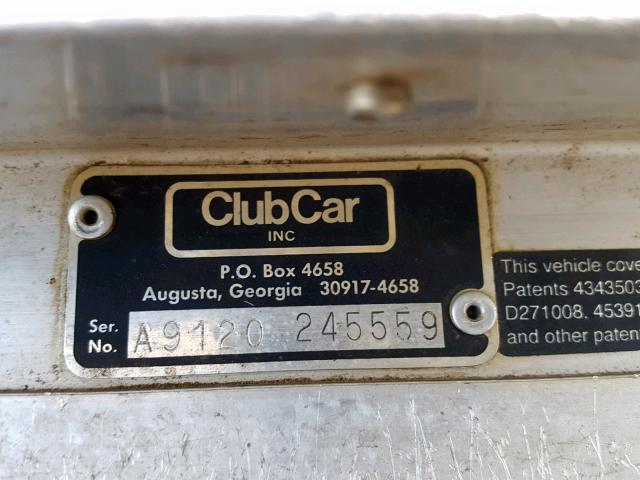 A9120245559 - 2000 GOLF CLUB CAR GOLD photo 10