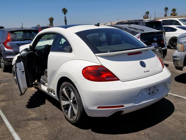 3VWVA7AT7DM608246 - 2013 VOLKSWAGEN BEETLE TUR WHITE photo 3