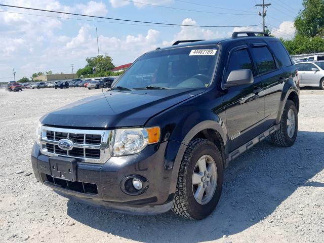 1FMCU03GX9KA49682 - 2009 FORD ESCAPE XLT BLACK photo 2