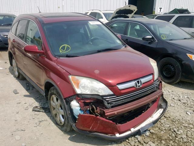 5J6RE48798L019314 - 2008 HONDA CR-V EXL RED photo 1