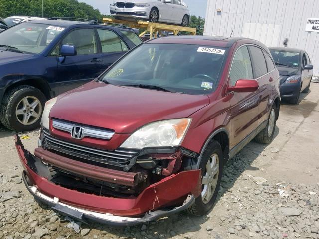 5J6RE48798L019314 - 2008 HONDA CR-V EXL RED photo 2