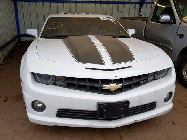 2G1FT1EW8B9108419 - 2011 CHEVROLET CAMARO 2SS WHITE photo 9