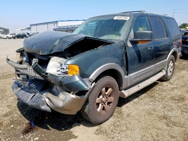 1FMFU17L04LA39630 - 2004 FORD EXPEDITION TEAL photo 2