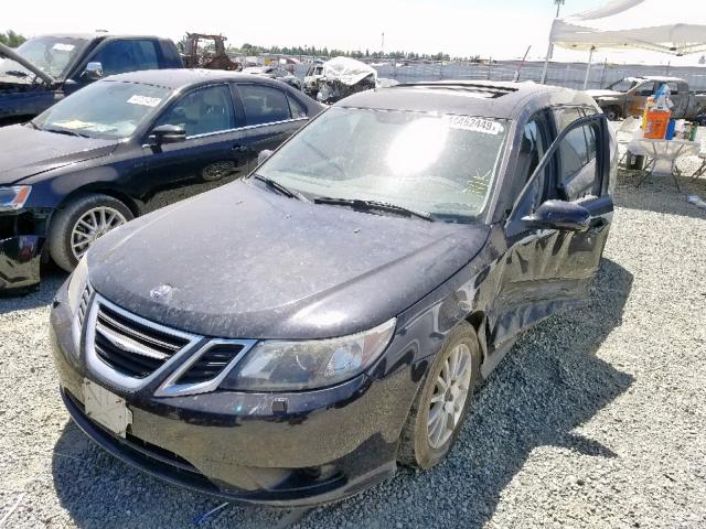 YS3FB59Y281127499 - 2008 SAAB 9-3 2.0T BLACK photo 2