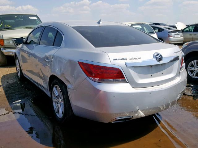 1G4GD5E3XCF111624 - 2012 BUICK LACROSSE P SILVER photo 3