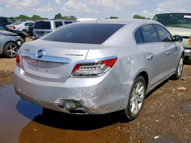 1G4GD5E3XCF111624 - 2012 BUICK LACROSSE P SILVER photo 4