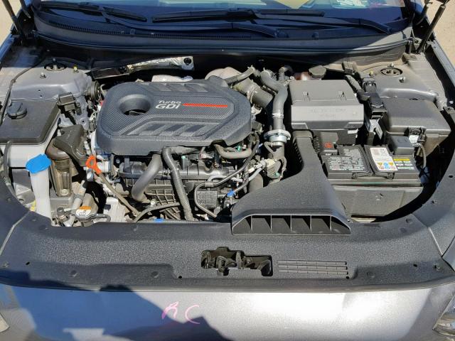 5NPE34AB8JH612424 - 2018 HYUNDAI SONATA SPO SILVER photo 7