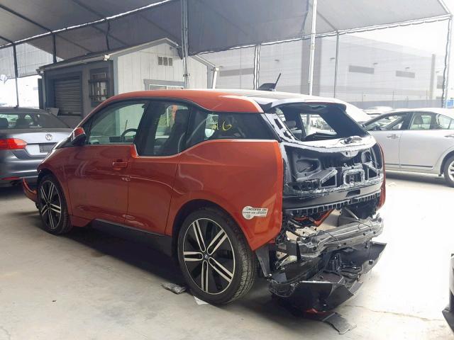 WBY1Z2C57EV285480 - 2014 BMW I3 BEV ORANGE photo 3