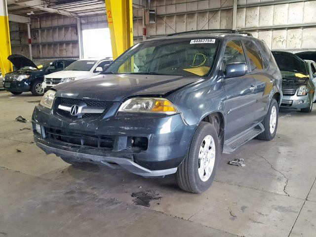 2HNYD18866H504235 - 2006 ACURA MDX TOURIN GRAY photo 2