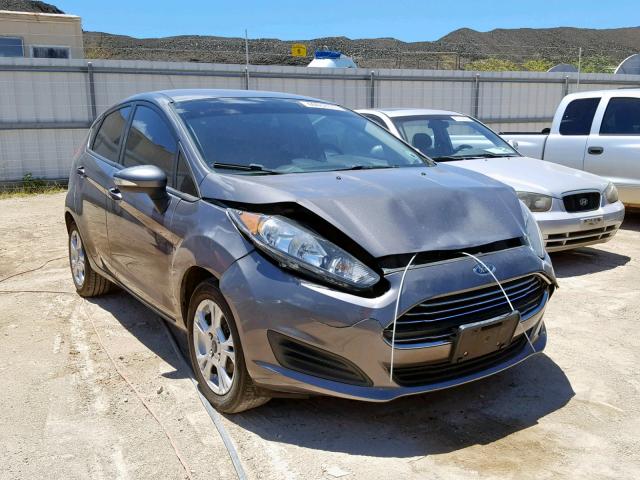 3FADP4EJ5EM180298 - 2014 FORD FIESTA SE GRAY photo 1