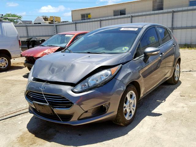 3FADP4EJ5EM180298 - 2014 FORD FIESTA SE GRAY photo 2