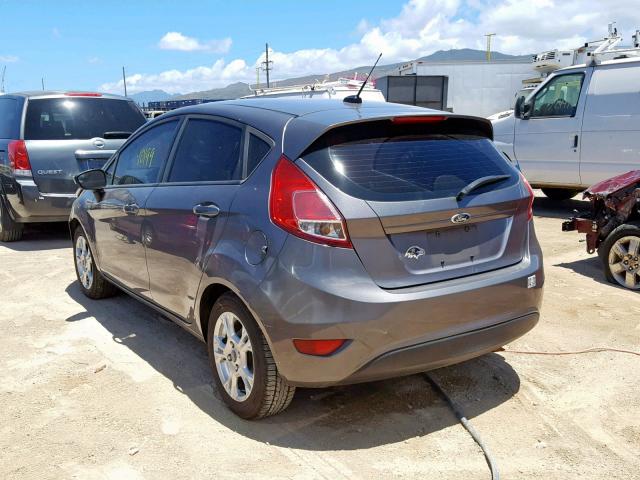 3FADP4EJ5EM180298 - 2014 FORD FIESTA SE GRAY photo 3