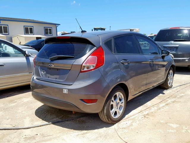 3FADP4EJ5EM180298 - 2014 FORD FIESTA SE GRAY photo 4