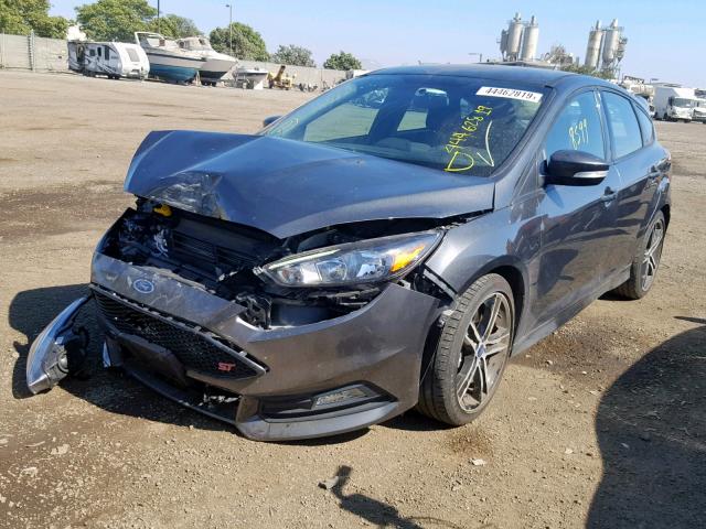 1FADP3L93JL304017 - 2018 FORD FOCUS ST GRAY photo 2