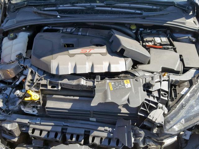 1FADP3L93JL304017 - 2018 FORD FOCUS ST GRAY photo 7