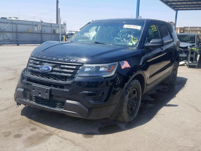 1FM5K8AT0HGA24191 - 2017 FORD EXPLORER P BLACK photo 2