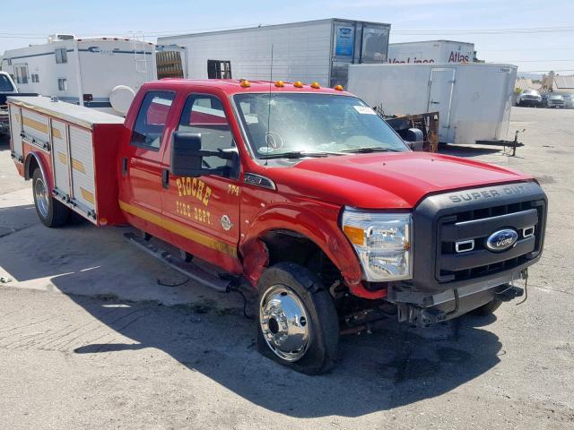 1FD0W5HT9CEA29641 - 2012 FORD F550 SUPER RED photo 1