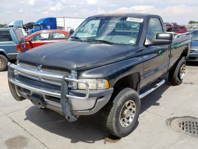 3B7KF26681M567151 - 2001 DODGE RAM 2500 BLACK photo 2