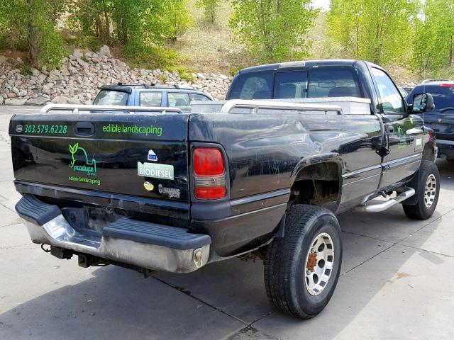 3B7KF26681M567151 - 2001 DODGE RAM 2500 BLACK photo 4