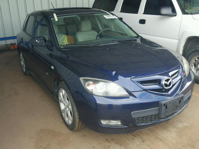 JM1BK343681172659 - 2008 MAZDA 3 HATCHBAC BLUE photo 1