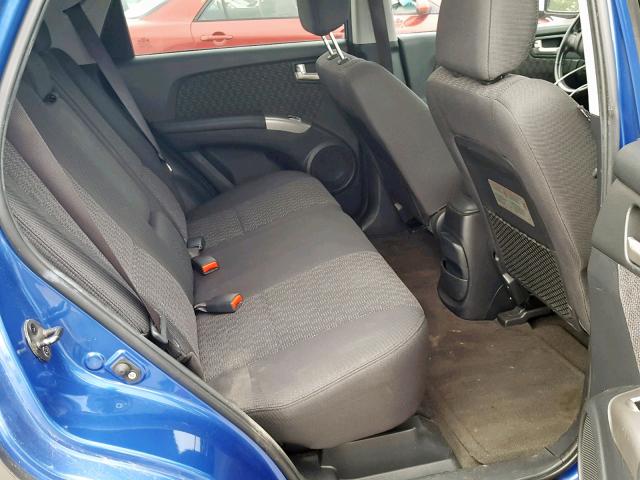 KNDJF723677336868 - 2007 KIA SPORTAGE E BLUE photo 6