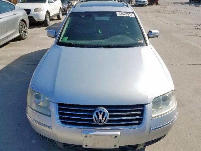 WVWVD63BX3E308648 - 2003 VOLKSWAGEN PASSAT GLS SILVER photo 9