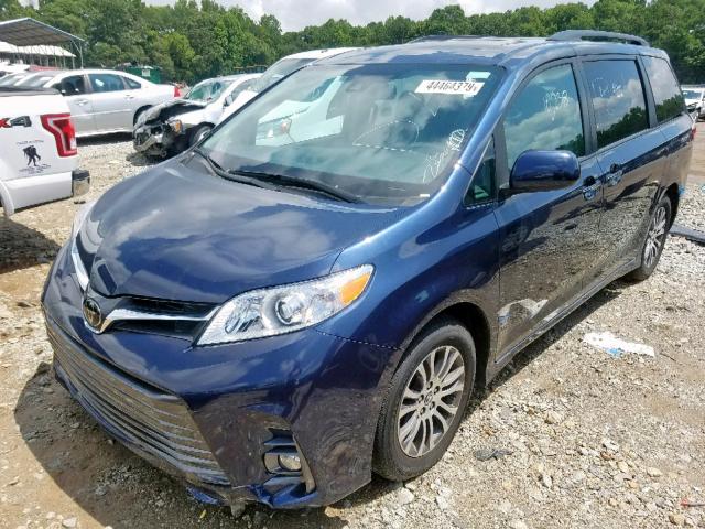 5TDYZ3DC3KS977888 - 2019 TOYOTA SIENNA LIM BLUE photo 2