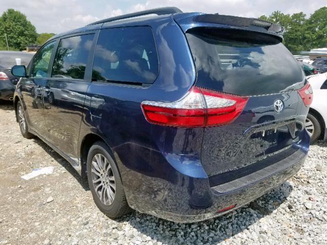 5TDYZ3DC3KS977888 - 2019 TOYOTA SIENNA LIM BLUE photo 3